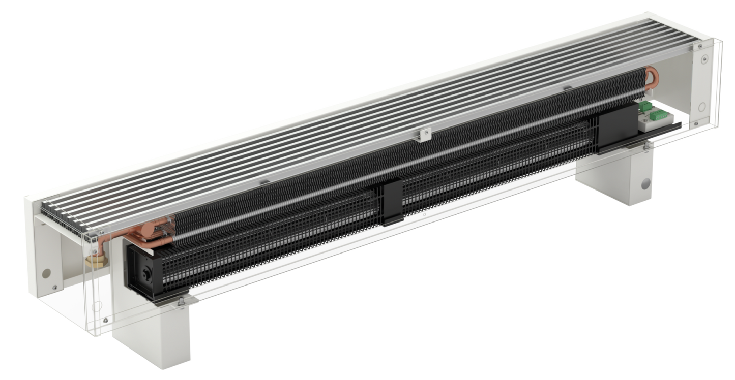 KORALINE Optimal-V LVO – Der Turbo-Heizkörper für Wärmepumpen - Höhe 15cm