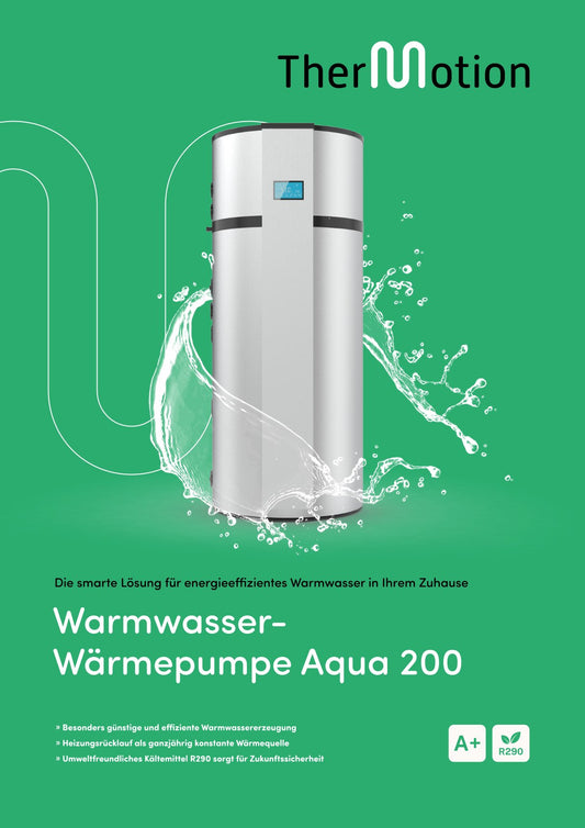 TherMotion Aqua 200 – Hocheffiziente Warmwasser-Wärmepumpe A+