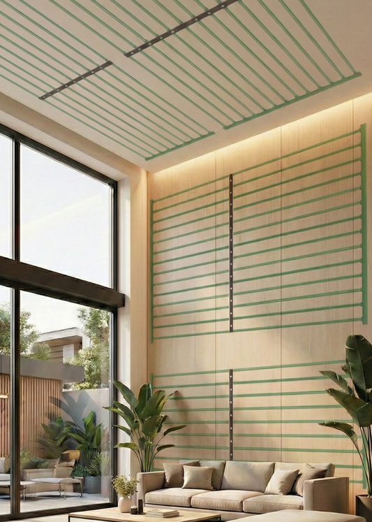 Flächentemperierung illustration