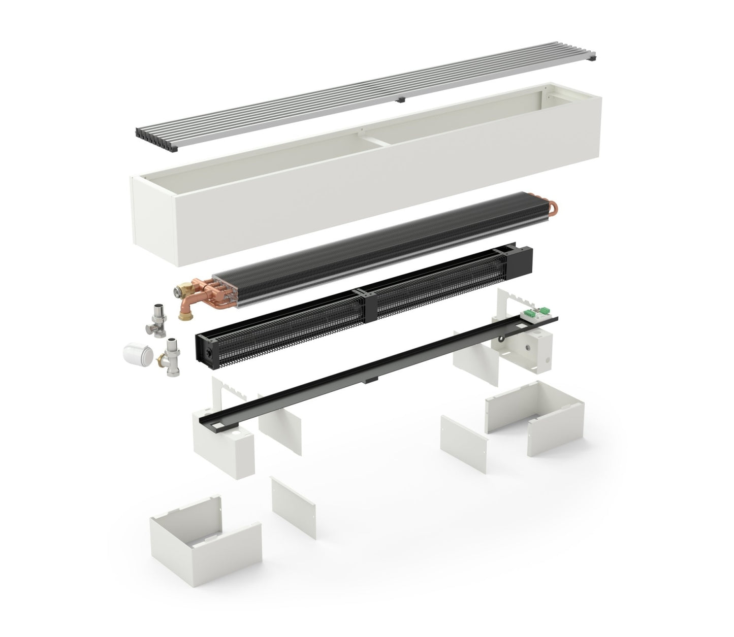 KORALINE Optimal-V LVO – Der Turbo-Heizkörper für Wärmepumpen - Höhe 15cm