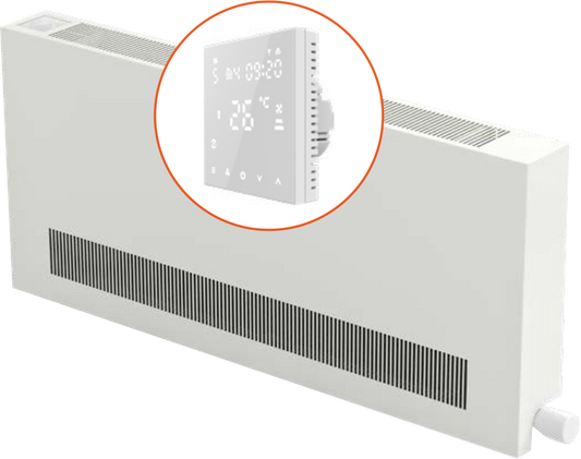 KORAWALL Therm WVT (NEU): Wärmepumpen Heizkörper mit integriertem Thermostat und Wi-Fi